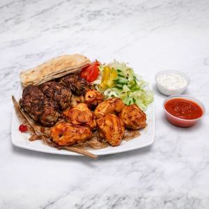 XLrg Combination Mix of 3 Kebabs