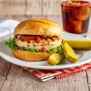 Grilled Chicken Fillet Burger