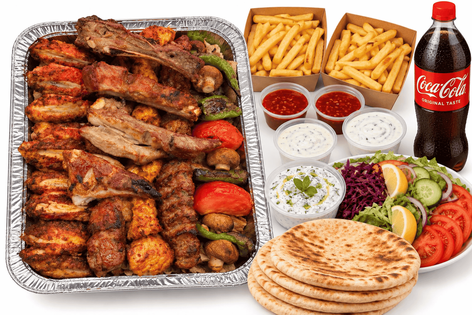 Full House Kebab Meal For 3-4 People