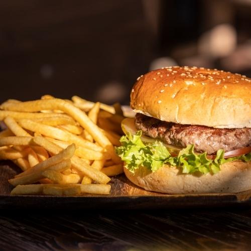 Qtr Pounder Burger with Chips