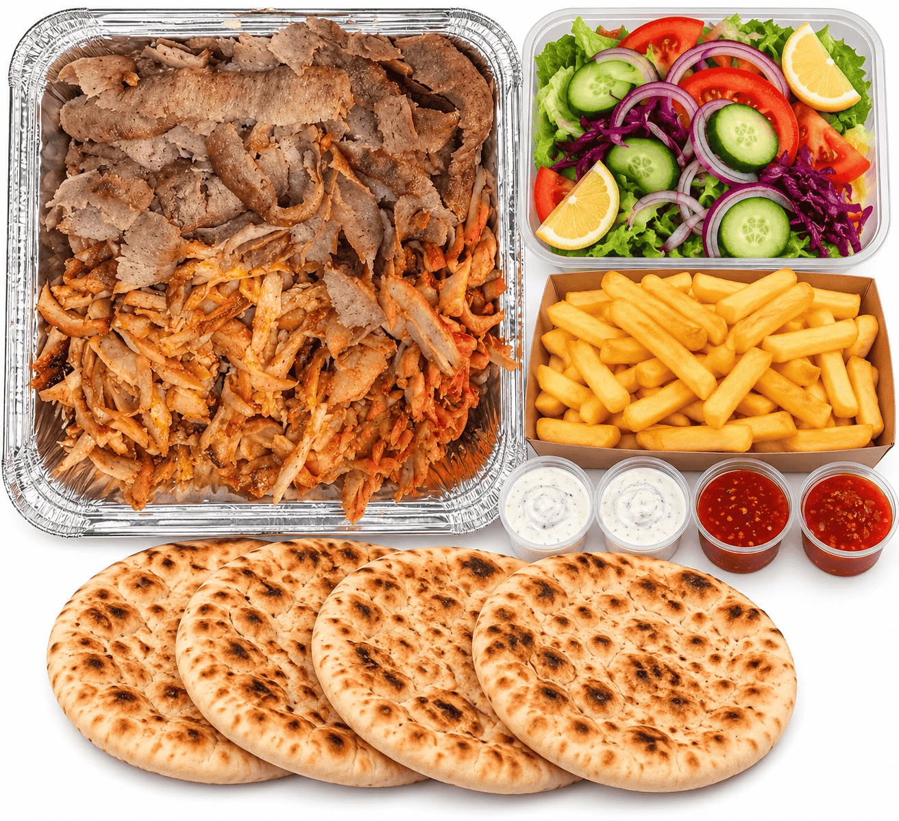 Doner Box Meal For 2 People