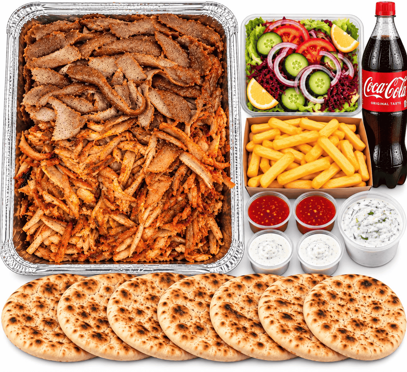The Mega Mix Doner Box For 3-4 People