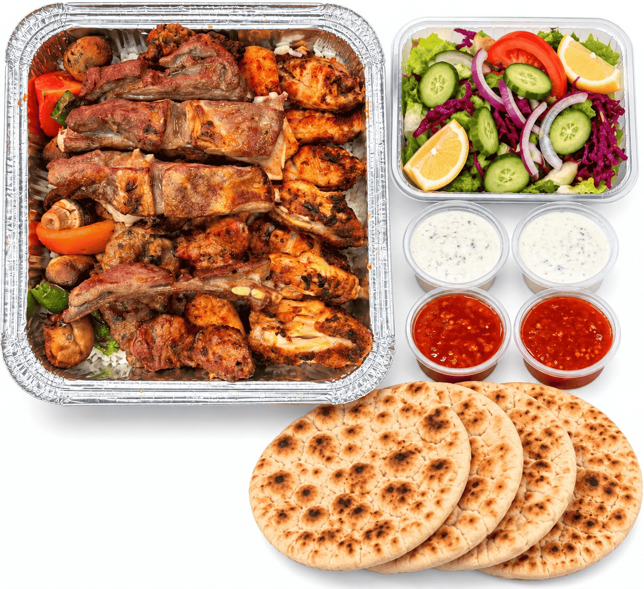 Charcoal Mix Grill For 2-3 People